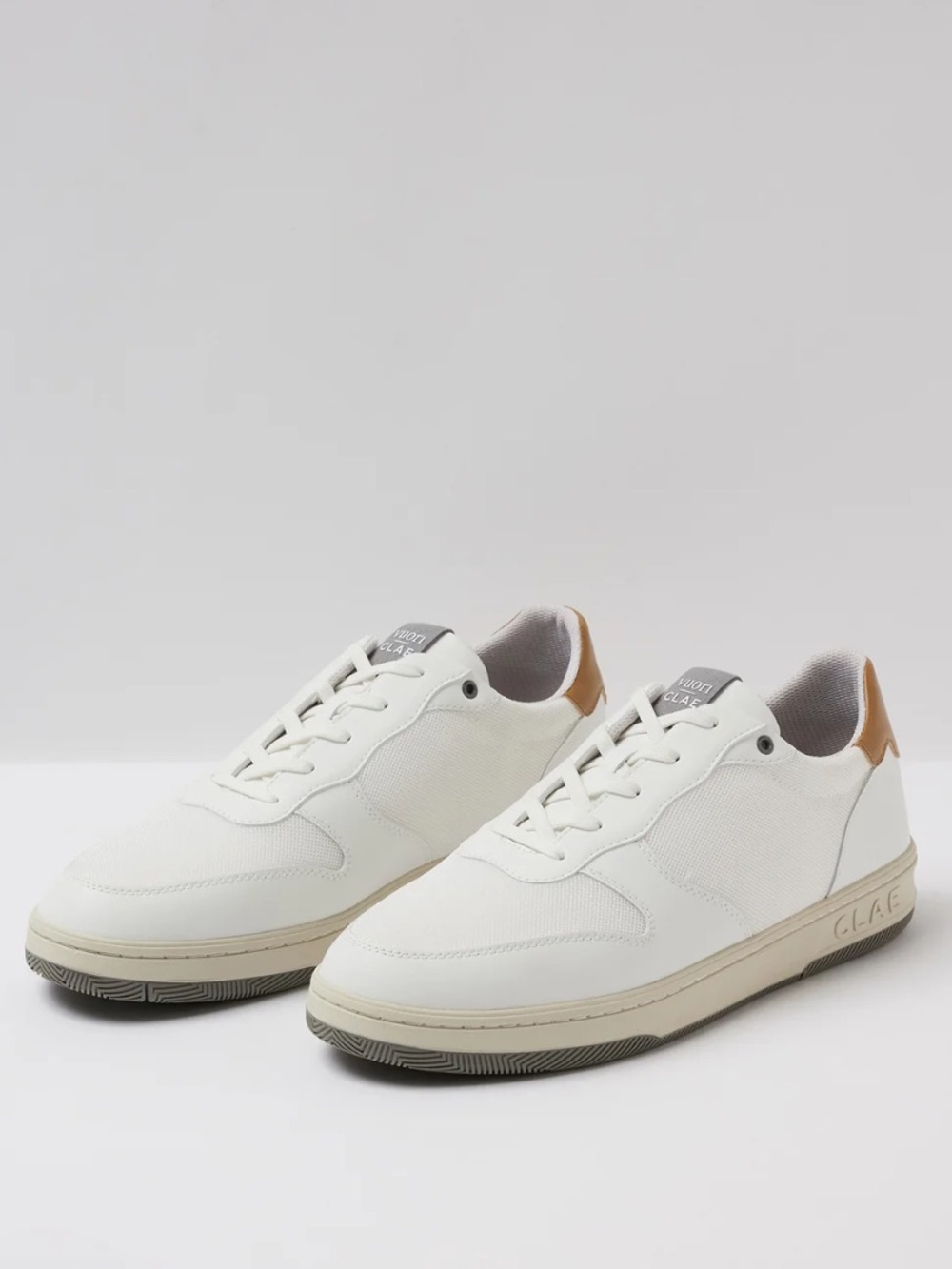 Vuori x Clae White Malone Lite Sneaker Shoe
